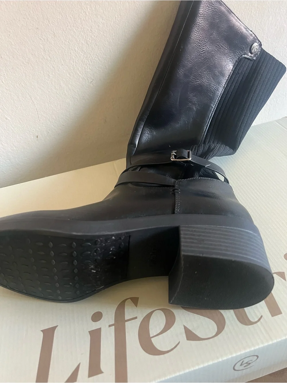 LifeStride Brittany Over-the-Knee Boots in Black